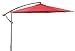 AASSDOO Parapluie déporté, Grand Parapluie d'extérieur, Parapluie Suspendu de terrasse de 10 Pieds, Parapluie en Porte-à-Faux avec manivelle pour Jardin, Bord de Piscine, pelouse