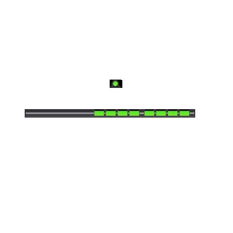 EasyHit Fibre Optic Shotgun Shooting Bead Game and Clay Sights - Green, 71mm - Image 2
