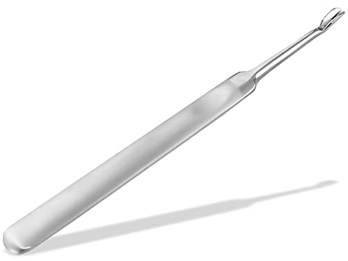 Profi Nagelhautmesser Maniküre Messer mit V-Förmiger Scharfer Klinge zur Entfernung von überstehender Nagelhaut - Hautmesser aus rostfreiem Edelstahl 11 cm zur Maniküre, Nail Art und Fußpflege