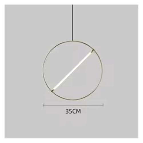 Lampe suspendue table à manger éclairage chaud suspension métal D35 - 2