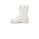 Guess Madox, Botas Cortas al Tobillo Mujer, Crema, 39 EU