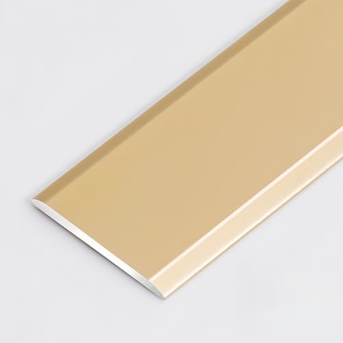 NuoNxuo 床用モール モールディング シール バッファ保護ストリップ 長さ90cm 3本 アルミ合金製 床のフローリング材 幅10mm - 50mm フラット階段踏面滑り止めストリップ アルミガード 簡単設置(B,幅10mm)