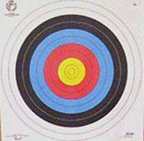Archery Target Faces 80cm - (Quantity 10)