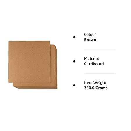 MARC 5-Ply Corrugated Cardboard Sheets, Flat Sheets For Inserts, Packing, Mailing, Crafts 12 x 12 Inches (20) 2