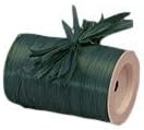 Forest Green Matte Raffia Ribbon, 1/4" X 100 Yards