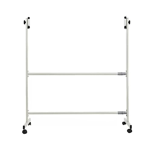 MAXHID Soporte Móvil para Pizarra Blanca De 90x120 Cm, Soporte De Pizarra De Borrado En Seco Ajustable En Altura De Ángulo, para Escuela, Oficina, Hogar, Solo Soporte