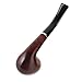 Rossi Rubino Antico Handmade Briar Pipe by Savinelli - Deep Red Hand Brushed Stain With Polished Finish & Rich Wood Grain, 6mm (8606)