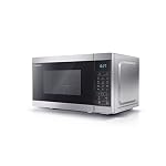 SHARP MG02ES Mikrowelle mit Grill (Mikrowelle: 800W, Grill: 1000W, 11 Leistungsstufen, Auftaufunktion, Abmessungen: 440x258x324cm), silber – Bild 4