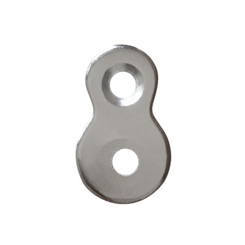 30-Pack Heavy Duty 12 Gauge Steel Figure 8 Table Top Connector or Desk Top Fastener Clip
