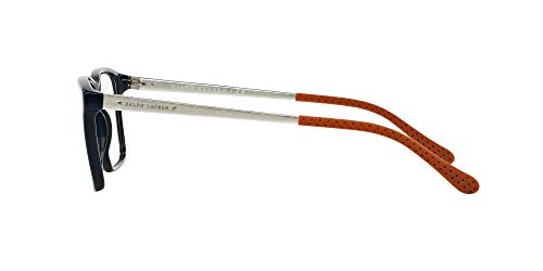 Ralph Lauren Men's Rl6133 Rectangular Prescription Eyewear Frames, Silver/Demo Lens, 54 Mm #TOP3