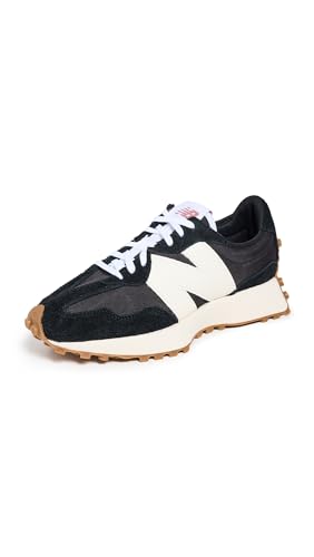 Image of New Balance Women's 327 Sneaker, Black /White, 10.5
