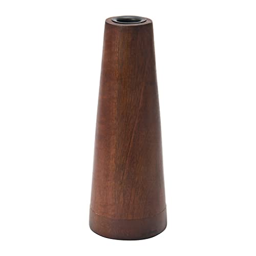 Bloomingville Cone Shaped Mango Wood Taper Candle Holder