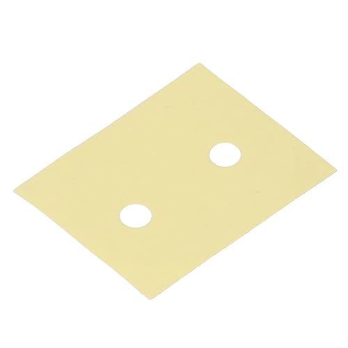 Image of YWBL-WH Lens Edging Blocking Sticker, 500 Pieces, Double Sided Adhesive Tape, PET Film, 28x39mm, Transparent, for Eyeglasses Polishing