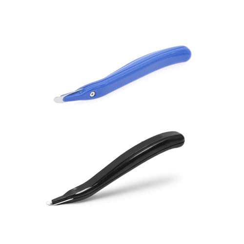 Tofficu 2pièces Dégrafeuse Arrache-clou Portatif Plastique Lot De Bleu Noir Pour Agrafeuse Facile à Utiliser Sans Endommager