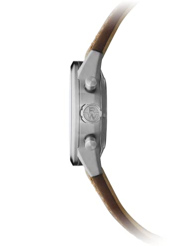 RAYMOND WEIL Freelancer Men's Chronograph Watch, Blue Dial Brown Leather, 48 Hour Power Reserve, 42 mm (Model: 7732-TIC-50421)3