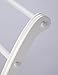 HomeRoots Rubberwood and Poplar Wood Solids Glossy White Blanket Stand
