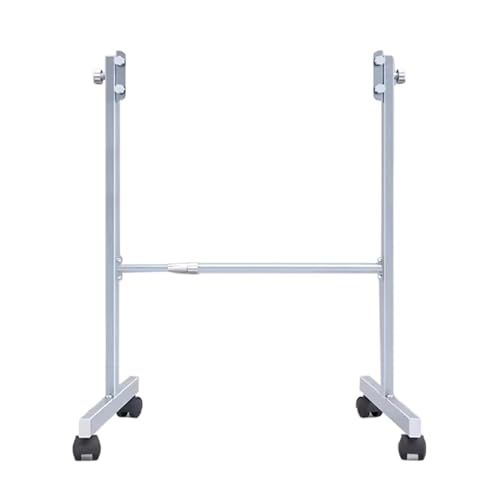Support pour tableau blanc roulant pliable en métal argenté pour gagner de la place