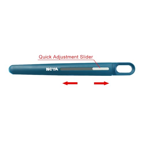 Image of Precision Knife Safety Box Cutter - Self Retractable, Slim, Quick Adjustable Blade Length - Perfect for Trimming, Crafts, Packages and PCB Board Work, ldeal for Cast Vinyl Company (Teal)