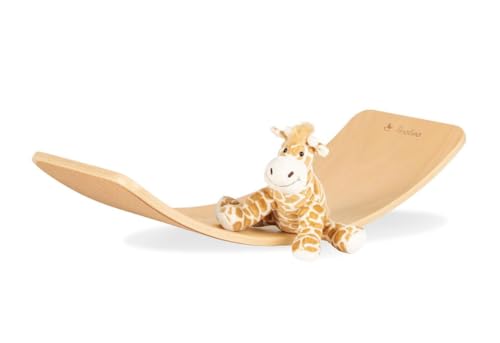 Planche balance board Kari au design épuré en bois noble pour salon moderne