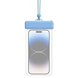 Generisch wasserdichte Handyhülle - 7,87 Zoll TPU Schutzbeutel | Unterwasser Gehäuse Bis 7,2 Zoll - Staub- Und Wasserfeste Tasche In Blau Für Fotos Beim Schwimmen, Tauchen Und Outdoor-Aktivitäten.