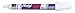 Paint Marker, White, 1/8 in Point