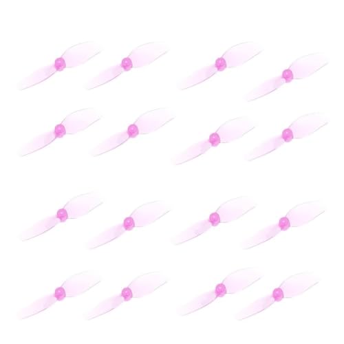 Hélice 2 pales 40mm rose pour drone RC M7 avec arbre de 1.0mm