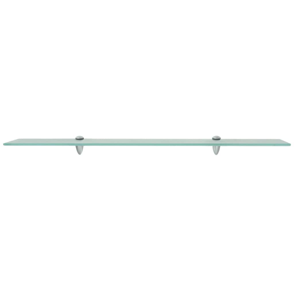 FIRBNUS Estantería de 90 x 10 x 0,8 cm para baño, flotante, para salón, baño, estante de pared, cristal de seguridad templado, aleación de zinc
