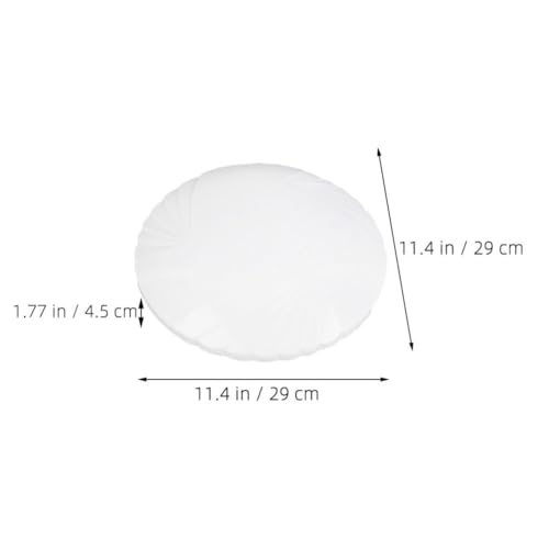 Image of SUPVOX Round Ceiling Light Shade 11.41X11.41X1.77In Plastic Lamp Cover Anti-Glare Ceiling Fixture Replacement for Bedroom Kitchen Living Room Lighting