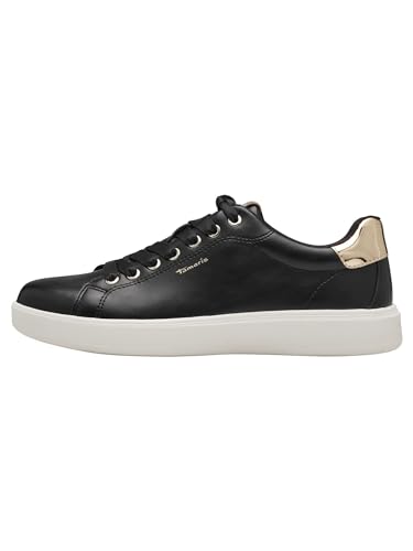 Tamaris Damen Sneaker Synthetik, schwarz, 42 EU – Ansicht 5