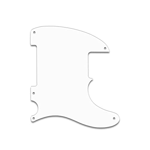 WD MUSIC �e���L���X�^�[ �G�X�N���C���[�p �s�b�N�K�[�h FENDER TELECASTER ESQUIER WHITE BLACK WHITE