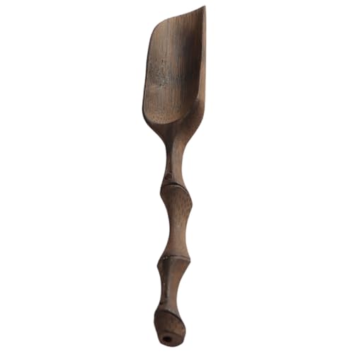 Cabilock Hand Carved Tea Scoop Multi Purpose Tea Spoon for Loose Leaf and Salt Easy to Clean Store Lightweight Portable