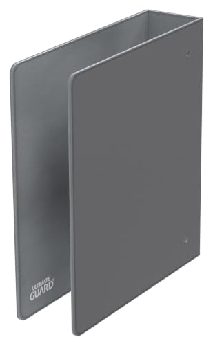 Image of Ultimate Guard Collector's Album | Trading Card Collection Binder with Grey Xenoskin Cover & Reinforced 3 Heavy Duty D-Ring | Perfect for TCG Sleeves | Holder Album