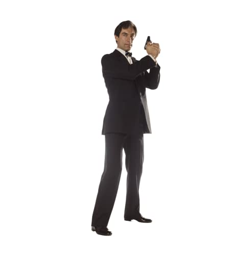 TIMOTHY DALTON 007 LIFESIZE CARDBOARD STANDUP STANDEE CUTOUT POSTER The LIVING DAYLIGHTS LICENSE to KILL