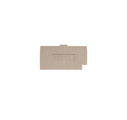 Couvercle Zap/tw ZDU/ZPE 2.5 N/4AN plaque de fermeture Weidmüller 1933810000 rail