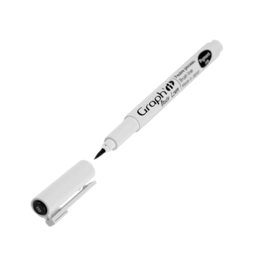 Graphit Brush Liner Marker Pen Black