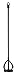 HYDE Tools 46565 4-Inch Diameter 23-1/2-Inch Mudslinger Mixer
