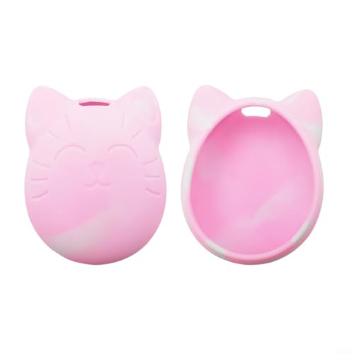 Sileduove Funda protectora de silicona, conveniente estuche de almacenamiento de viaje para Tamagotchi Funda de silicona suave con fijación segura (rosa)