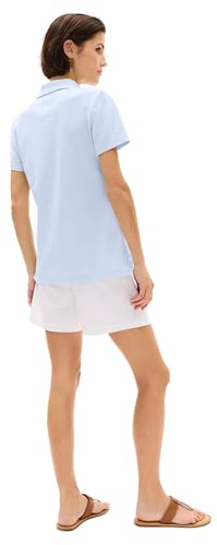 Image of Tommy Hilfiger Women's Solid Short Sleeve Pique Polo Shirt