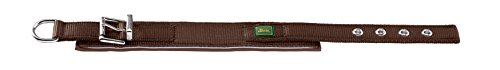 Hunter Hundehalsband Neopren Reflect, Größe 45, braun