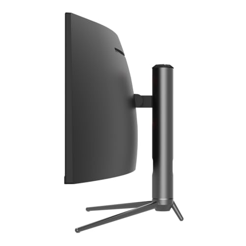 Image of V7 49 inch Curved Gaming Monitor 120Hz Ultrawide 32:9 DQHD 5120x1440P, R1800, 99% sRGB, 95% DCI-P3, USB Type C, DisplayPort, HDMI, Built-in Speakers, Height /Tilt Adjustable