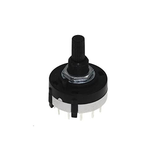 Sélecteur de bande rotatif 2 pôles 6 positions RS26 avec axe plastique léger de 21mm