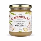 Almendrina | Crema de Almendra 100% Pura | Formato Cristal 300g | Alta Densidad Nutricional | Textura Sedosa | Fuente de Energía y Proteína Vegetal |
