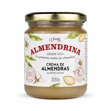 Almendrina | Crema de Almendra 100% Pura | Formato Cristal 300g | Alta Densidad Nutricional | Textura Sedosa | Fuente de Energía y Proteína Vegetal |