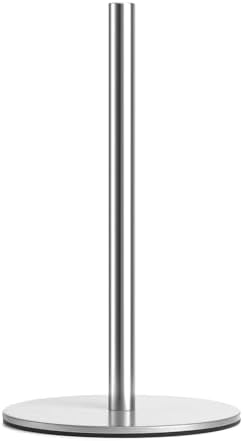 Silver Paper Towel Holder Free-Standing, Premium Stainless Steel Paper Rolls Organizer, Classic Fashion Kitchen Roll Dispenser