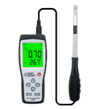 Barómetro comprobador de termoanemómetro Digital AR866A
