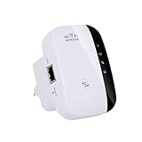 5. Installation et configuration requises conviviales: for optimiser les performances, assurez-vous que le client WLAN prend en charge au moins la norme de cryptage WPA, avec attribution automatique d'adresses IP (DHCP). Il est essentiel que le répéteur soit placé à un endroit où il peut recevoir un signal fort de la connexion Internet sans fil souhaitée, car l'appareil ne fonctionnera pas sans un signal adéquat.