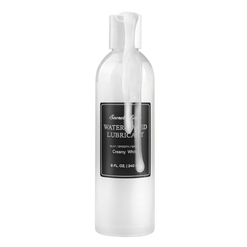 Secret Lover Water-Based Cum Lube Synthetic Semen Smooth Long-Lasting Thick Creamy Personal Lubricant for Women Men Natural Ingredients Anal Comfort Lubricants for Privacy 8 Fl Oz