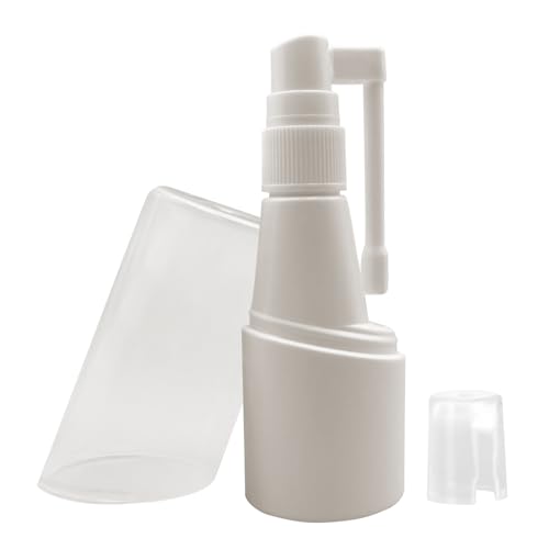 Generico Bottiglia Spray Acqua - Spray Nasale e Orale Rotante - Flacone Spray Antigoccia 50ml per Medicinali Nasali, Ideale per Viaggi, Escursioni e Uso Scolastico