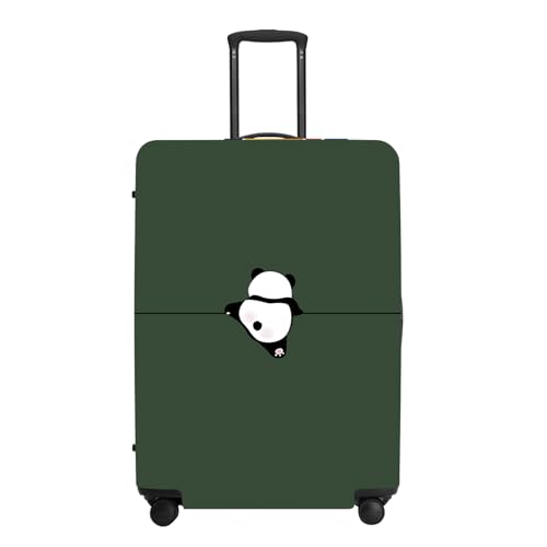 Panda Bear Luggage Cover Set with Asian Animal Print