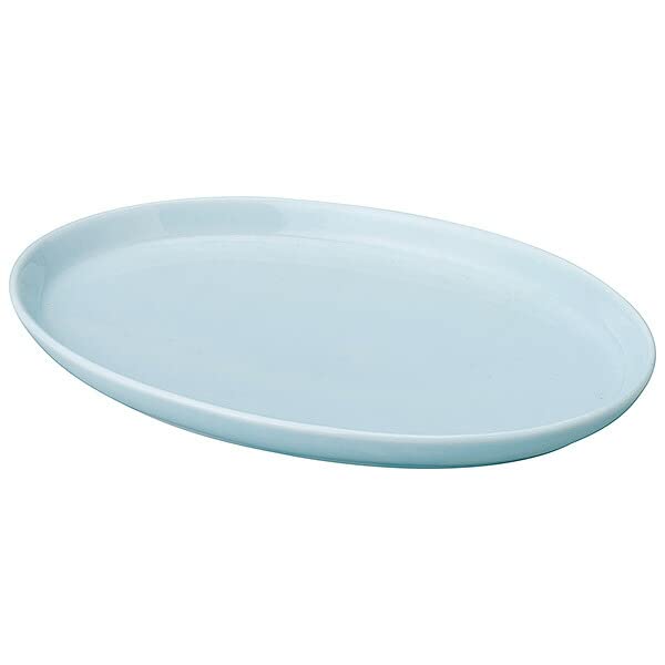 Amazon.co.jp: 天青 青白磁 21cmプラター 約21.3cm 青系 中華食器